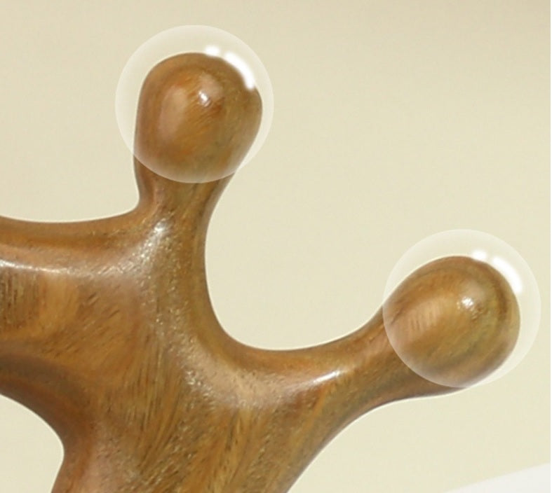 Engrave logo-Wooden massage stick SPA tool body care foot massage Gua Sha board