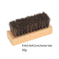 Personalized-Wooden handle horse hair massage comb coat shoes brush clean brush wholesale