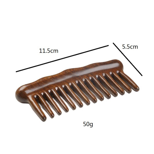 Gravure du logo - Peigne en bois de hêtre en forme de pieuvre, bâton de massage, outil gua sha SPA, brosse à cheveux, brosse pour le corps