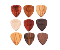 Engrave logo-Natural wood picks Wooden guitar picks