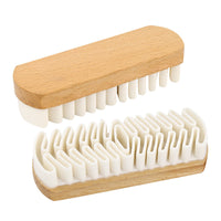 Customize Your Logo-Beech handle shoe brush leather shoes clean care suede brush