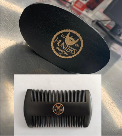 Customize Logo-Black Wood Handle Boar Bristle Brush For Men Beard Care Makeup Grooming-7