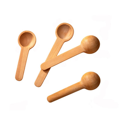 Personalized-Engrave logo-wooden spoons coffee spoons tea scoop wholesale