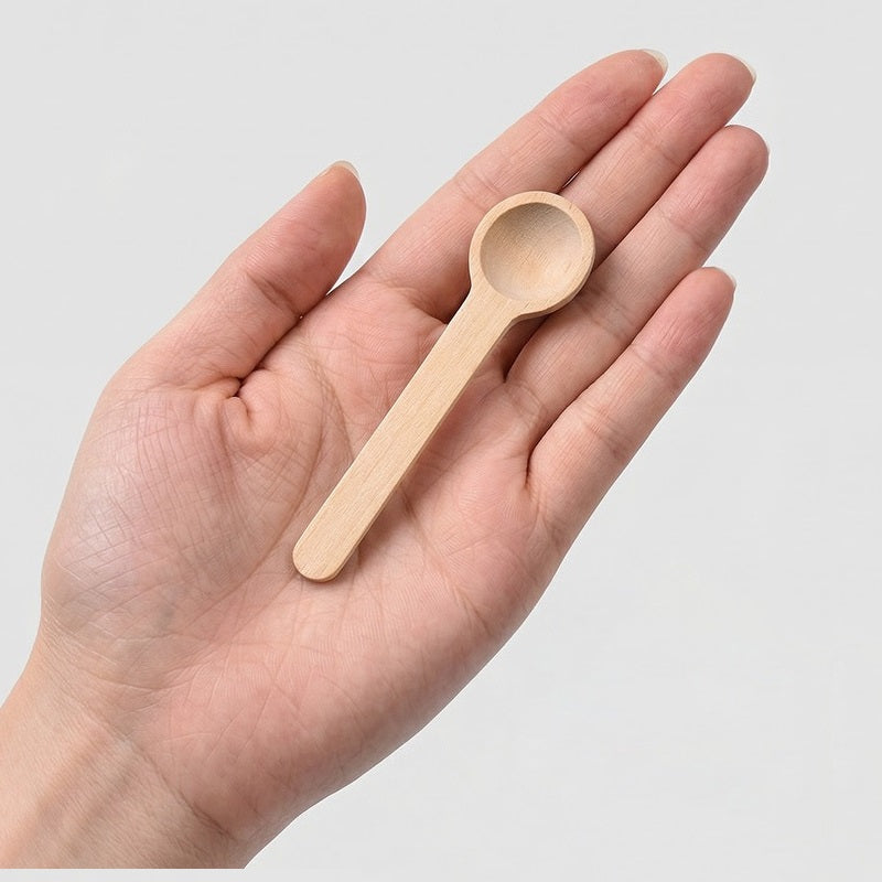 Personalized-Engrave logo-wooden spoons coffee spoons tea scoop wholesale