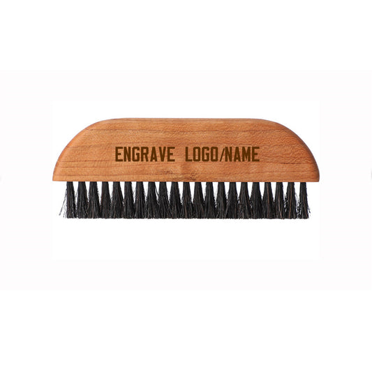Personalized-Horse hair brush Vintage color Wooden coffee brush bed desk clean tool