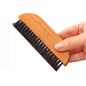 Personalized-Horse hair brush Vintage color Wooden coffee brush bed desk clean tool