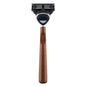 Engrave logo-5edges Wood handle razor beard shaving Safety Razors Men's Razors Shaving & Hair Removal Men's Shavers