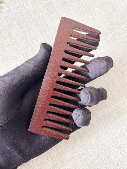 Personalized Bamboo Wide Tooth Comb, Afro Pick, Custom Laser Engraved father's gift（副本）