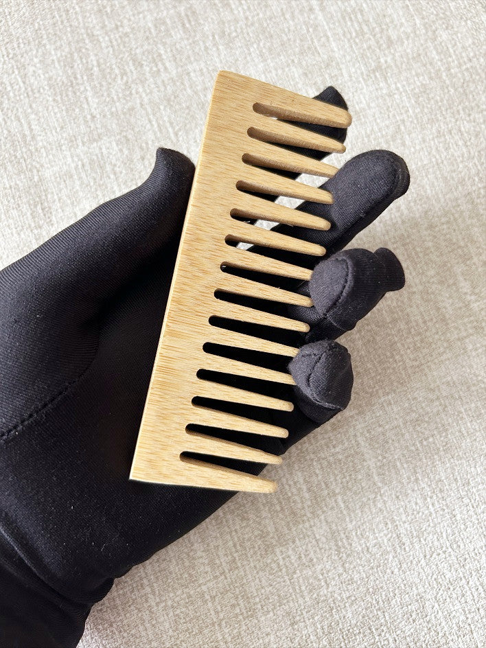 Personalized Bamboo Wide Tooth Comb, Afro Pick, Custom Laser Engraved father's gift（副本）