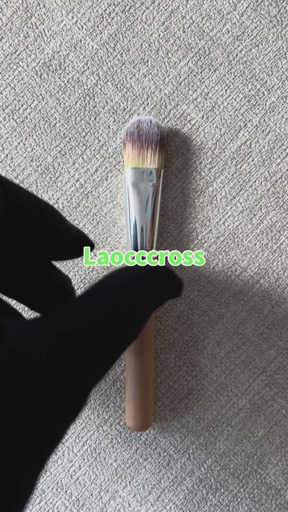 Personalized - Wood handle brush mask brush beauty makeup wholesale engrave logo