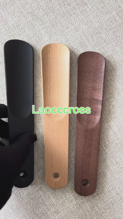 Gravure de logo - Chausse-pieds en bois pour enfants (vente en gros)