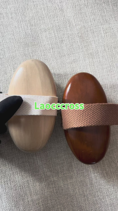 Engrave logo-High quality Horse hair brush wood handle brush body brush dry brush bath brush massage SPA（副本）