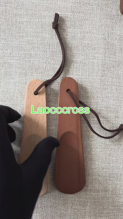 Gravure de logo - Chausse-pieds en bois pour enfants (vente en gros)