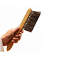 Personalized-Horse hair brush Vintage color Wooden bed coat brush clean tool
