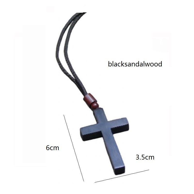 Personalized logo/name-Natural wood cross Jesus Cross necklace bracelet keychain wholesale