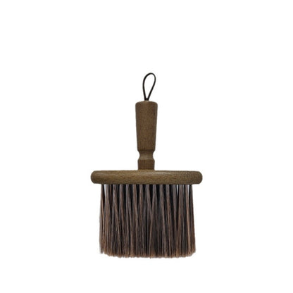 Personalized Engrave Logo-High quality vintage color wood handle barber brush hair brush coffee clean brush clean brush wholesale