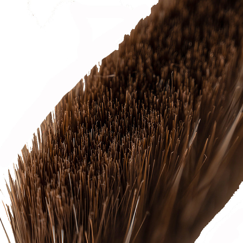 Personalized Engrave Logo-High quality vintage color wood handle barber brush hair brush coffee clean brush clean brush wholesale