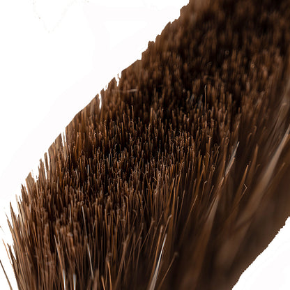Personalized Engrave Logo-High quality vintage color wood handle barber brush hair brush coffee clean brush clean brush wholesale
