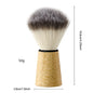 Customize logo-Bamboo handle Nylon head shaving brushes Beard Grooming Tool makeup brush