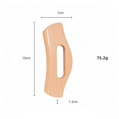 Personalized beech wood Guasha board Natural Massager SPA tool,body care comb