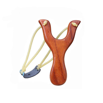 Personalized customize logo-Natural wooden slingshot toy hunting outdoors Gadgets wholesale