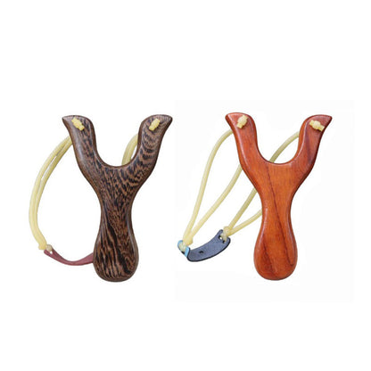 Personalized customize logo-Natural wooden slingshot toy hunting outdoors Gadgets wholesale