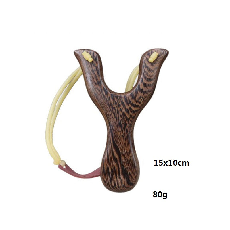 Personalized customize logo-Natural wooden slingshot toy hunting outdoors Gadgets wholesale