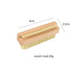 Personalized beech wood Nail Brush: Vegan Sisal Bristles, Custom Logo beauty women makeup gift-hard-wholesale