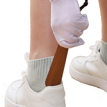 Gravure de logo - Chausse-pieds en bois pour enfants (vente en gros)