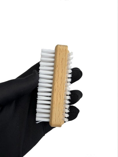 Personalized beech wood Nail Brush: Vegan Sisal Bristles, Custom Logo beauty women makeup gift-hard-wholesale