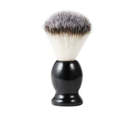 Customize logo-Brown Wood handle Nylon bristle shaving brushes Beard Grooming Tool