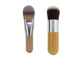 Engrave Logo-Wood handle fiber head makeup brush powder brush bullet brush