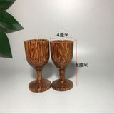 Engrave logo-Coconut water cups Wine cups