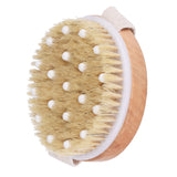 Engrave logo Dry Brush Bath Brush beech Wood Body Brush Body Cleaning Brush For Shower Promotion Gift