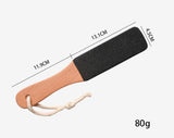 Engrave Your Logo-New Kind Wood Handle Foot Brush With Black silicon carbide Clean Foot exfoliate dead gray dead skin