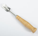 Engrave logo-Wood handle stainless steel head bread cut baking tool