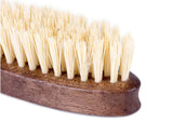 Compact Size Pocket Brush for Beard Facial Hair MOQ 100 PCS Customized LOGO Wood Handle with Natural Plant Fiber Bristles
