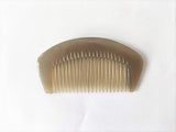 Custmize Your Logo-Handmade Ox Horn Comb Pocket Comb Fine Tooth Comb Masssage Hair/Beard Care Comb 9x4.5cm
