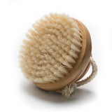 Engrave logo-Babmboo handle body brush bath brush sisal/boar bristle/horse hair head wholesale