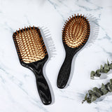 Engrave logo-Wood handle brush airbag comb for hair grooming tool barber brush