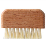 Engrave logo-Beech wood handle brush nail brush computer brush clean brush wholesale