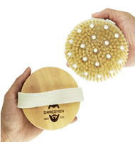 Engrave logo Dry Brush Bath Brush beech Wood Body Brush Body Cleaning Brush For Shower Promotion Gift