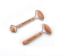 Customize Logo-Beech wood rollers face massage tool makeup SPA massager essential oil tool