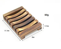 Customize Logo-Handmade pine wood soap dish carbonized wood box