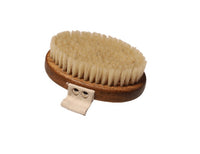Customized LOGO -Beech wood handle bath brush boar bristle body brush dry brush