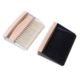 Customize Logo-Handmade Clean brush nylon brush wood handle dustpan set