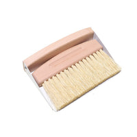 Customize Logo-Handmade Clean brush nylon brush wood handle dustpan set