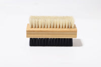 Engrave your logo- Handmade nail brush bamboo nylon+boar bristle brush body brush