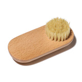 Customize Logo-Organic beech wood handle nail brush sisal brush clean brush gift
