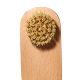 Customize Logo-Organic beech wood handle nail brush sisal brush clean brush gift